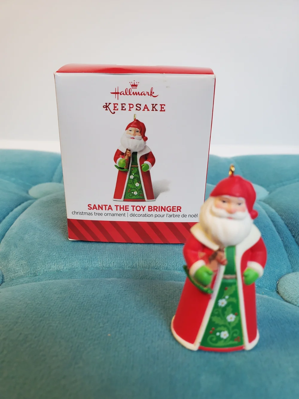 2014 Hallmark Keepsake Santa The Toy Bringer Miniature Ornament QXM8526